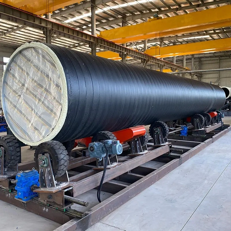 Prefabricated Polyurethane Insulation Pipe Steel Insulated Pipeline Equipment