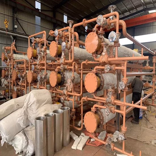 Aço inoxidável (SS) 304 316/Titânio/Níquel/Hastelloy Unidade de plataforma deslizante U Tubo Pacote Shell e tubo trocador de calor